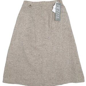 NEW $125 Orvis Donegal Tweed Boot Skirt!  Oatmeal  Heavier Weight  Fully Lined